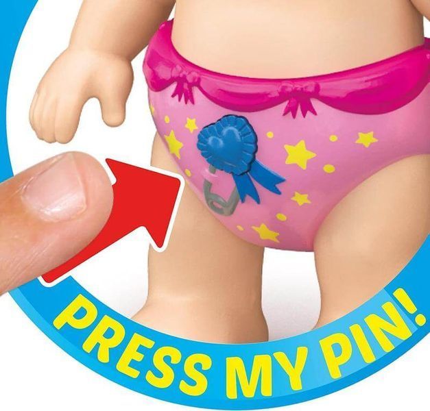 Інтерактивна лялька Moose Little Live Bizzy Bubs Chloe ходить на горщик 28754 фото