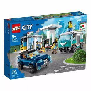 (Уцінка ідеальна Б/У) Конструктор LEGO City 60257 Станція технічного обслуговування АЗС 60257 фото