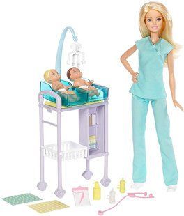 Набір Barbie Улюблена професія Педіатр Mattel DHB63/DVG10 фото