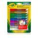 Crayola смываемые маркеры блестящего клея Глиттер Crayola Washable glitter glue c блестками 9 шт 2056288055 фото 1